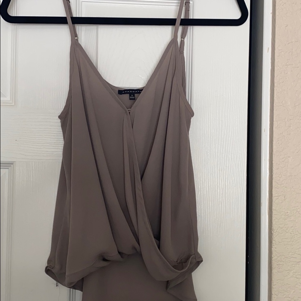 Sheer tank top